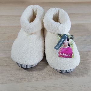 Feelgoodz Horizon Cloud Slippers Soft Faux Sherpa Handmade Womens Size Small 6-7